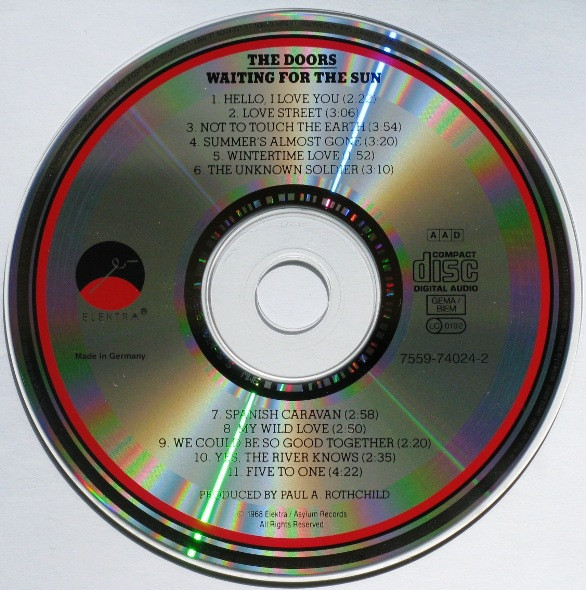 The Doors - Waiting For The Sun | Elektra (7559-74024-2) - 3 The Doors - Waiting For The Sun | Elektra (7559-74024-2) - 3