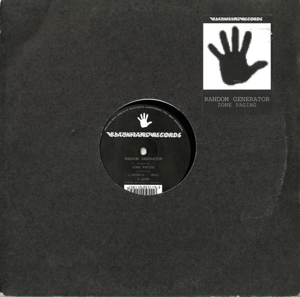 Random Generator - Zone Paging | Blackhand Records (BH010) - main Random Generator - Zone Paging | Blackhand Records (BH010) - main