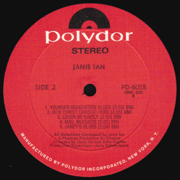 Janis Ian - Janis Ian | Polydor (PD 6058) - 4