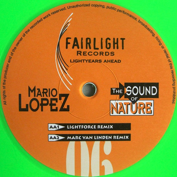 Mario Lopez - The Sound Of Nature | Fairlight Records (FR06) - 2
