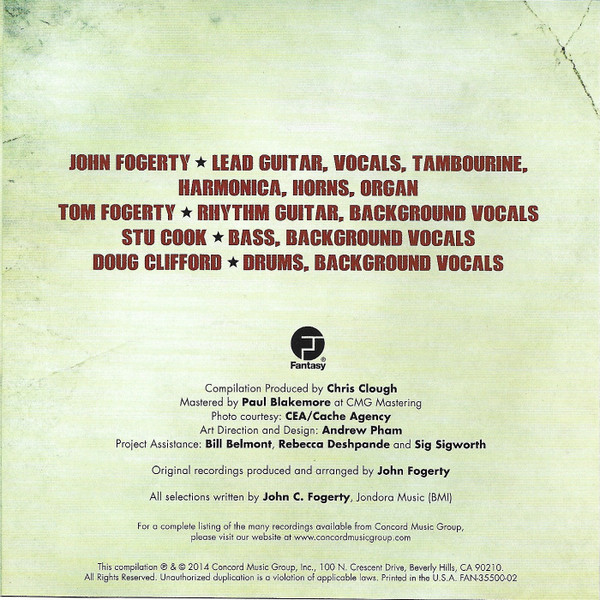 Creedence Clearwater Revival - Greatest Hits | Fantasy (FAN-35500-02) - 2