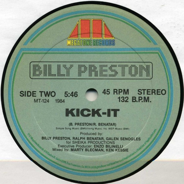 Billy Preston - And Dance / Kick-It | Megatone Records (MT-124) - 4