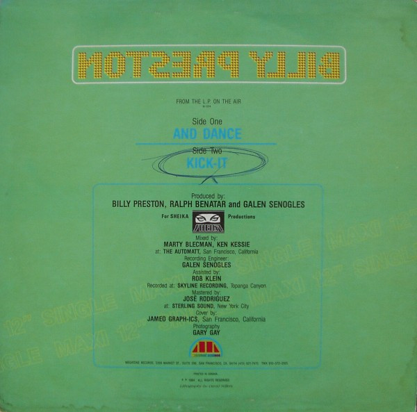 Billy Preston - And Dance / Kick-It | Megatone Records (MT-124) - 2