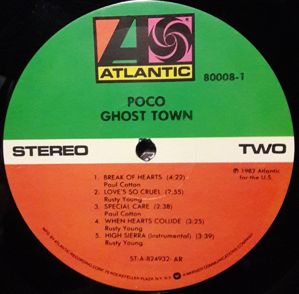 Poco - Ghost Town | Atlantic (80008-1) - 4