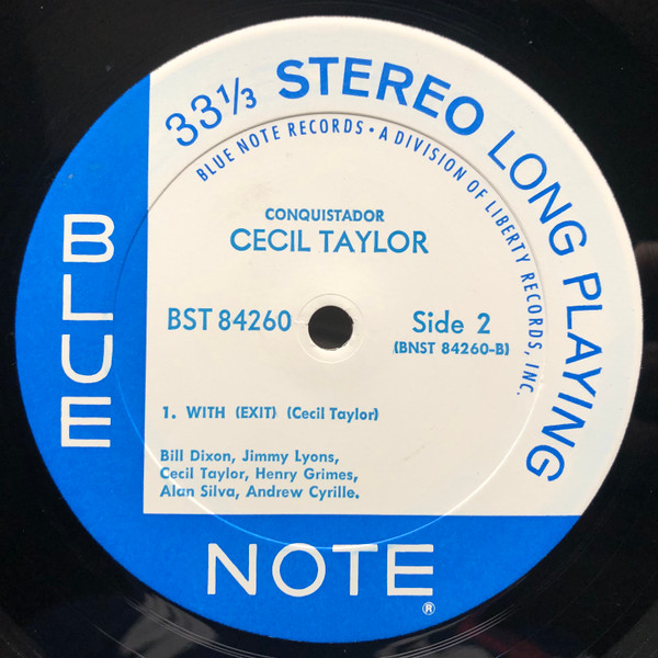 Cecil Taylor - Conquistador! | Blue Note (BST 84260) - 4