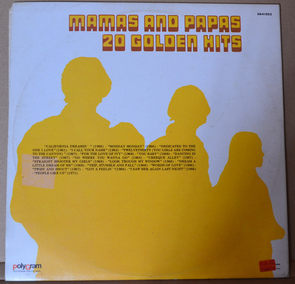 The Mamas & The Papas - 20 Golden Hits | ABC Records (6641953) - 2