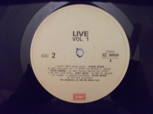Various - Live | EMI (62 2609291) - 4 Various - Live | EMI (62 2609291) - 4