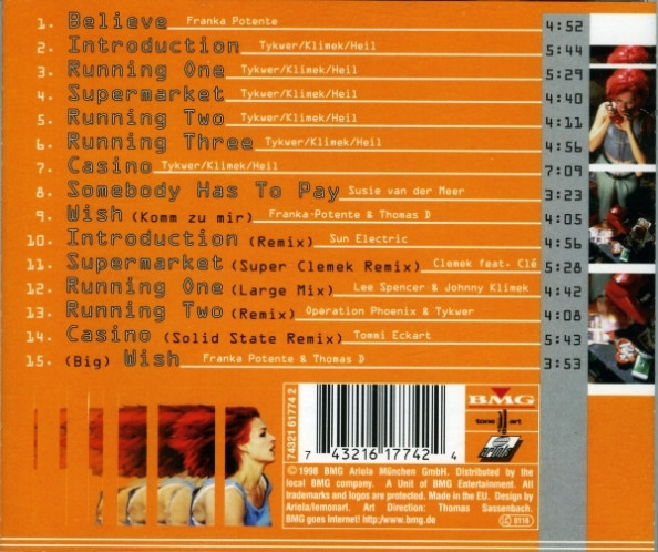 Tom Tykwer - Johnny Klimek - Reinhold Heil - Lola Corre | Tone Art (74321 61774 2) - 2