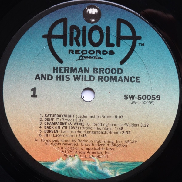 Herman Brood & His Wild Romance - Herman Brood & His Wild Romance | Ariola Records America (SW 50059) - 3