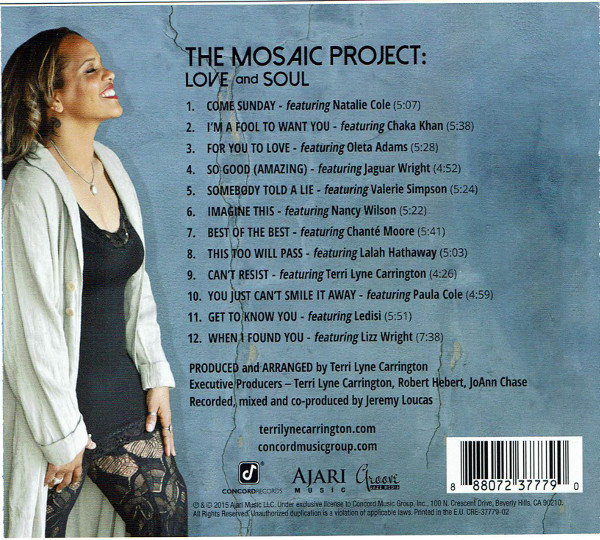 Terri Lyne Carrington - The Mosaic Project: Love And Soul | Concord Records (CRE-37779-02) - 2
