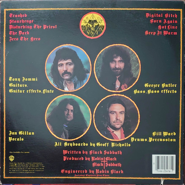 Black Sabbath - Born Again | Warner Bros. Records (9 23978-1) - 2 Black Sabbath - Born Again | Warner Bros. Records (9 23978-1) - 2