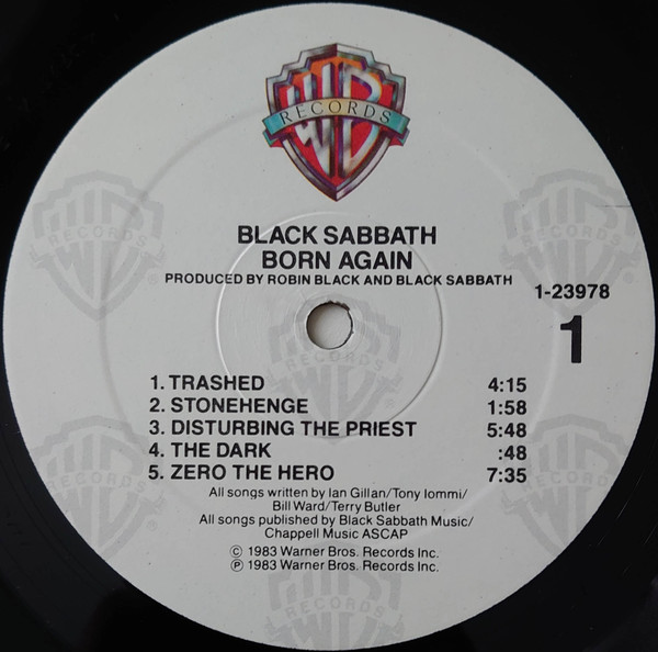 Black Sabbath - Born Again | Warner Bros. Records (9 23978-1) - 3 Black Sabbath - Born Again | Warner Bros. Records (9 23978-1) - 3