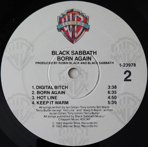 Black Sabbath - Born Again | Warner Bros. Records (9 23978-1) - 4 Black Sabbath - Born Again | Warner Bros. Records (9 23978-1) - 4