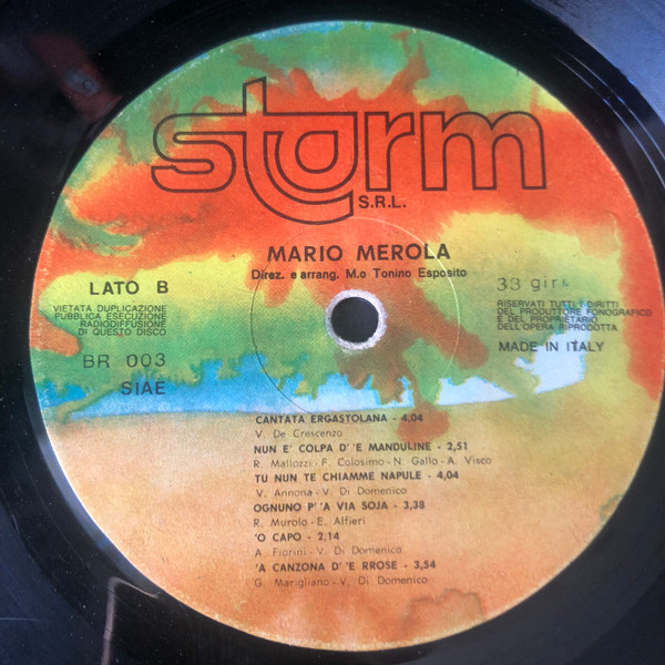 Mario Merola - Eternamente Tua | Storm (BR 003) - 3