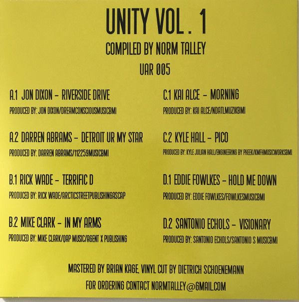 Various - Unity Vol. 1 | Upstairs Asylum Recordings (UAR 005) - 3 Various - Unity Vol. 1 | Upstairs Asylum Recordings (UAR 005) - 3
