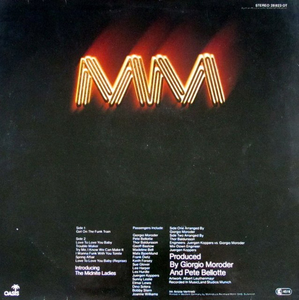 Munich Machine Introducing The Midnite Ladies - Munich Machine | Oasis (28 823 OT) - 2