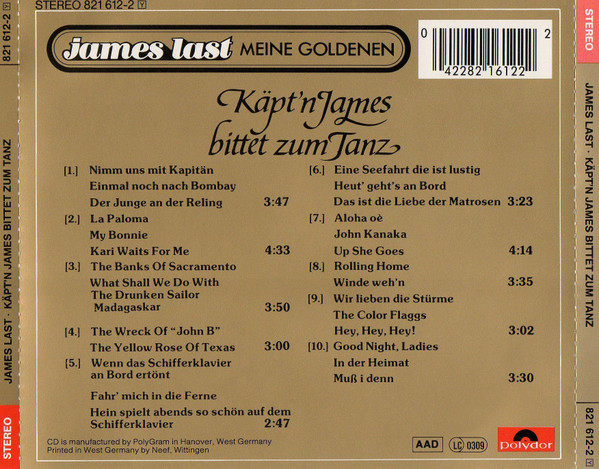 James Last - Käpt'n James Bittet Zum Tanz | Polydor (821 612-2) - 2