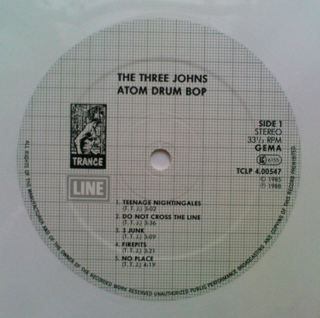 The Three Johns - Atom Drum Bop | Trance Records (TCLP 5.00547 J) - 4 The Three Johns - Atom Drum Bop | Trance Records (TCLP 5.00547 J) - 4
