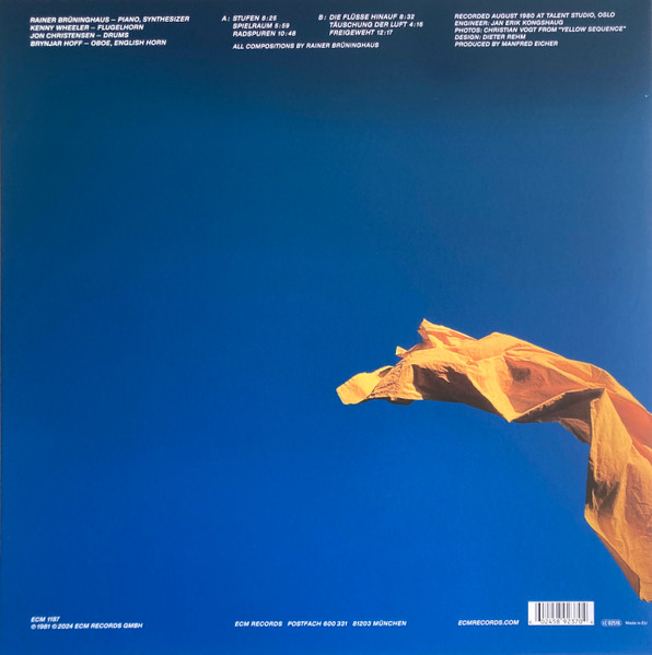 Rainer Brüninghaus - Freigeweht | ECM Records (ECM 1187) - 2 Rainer Brüninghaus - Freigeweht | ECM Records (ECM 1187) - 2