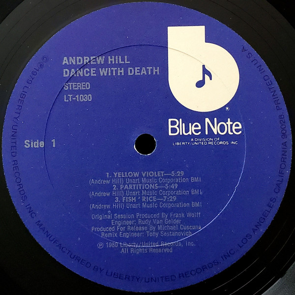 Andrew Hill - Dance With Death | Blue Note (LT-1030) - 3