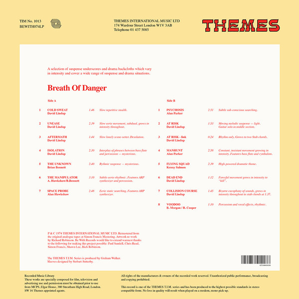 Various - Breath Of Danger | Be With Records (BEWITH074LP)
