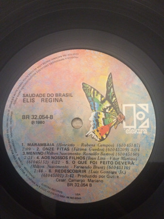 Elis Regina - Saudade Do Brasil | Elektra (BR 32.054) - 4