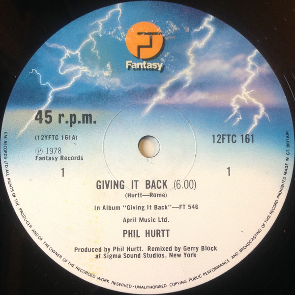Phil Hurtt - Giving It Back | Fantasy (12FTC 161)