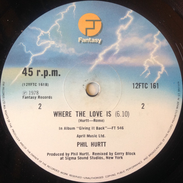 Phil Hurtt - Giving It Back | Fantasy (12FTC 161) - 2