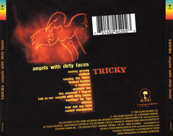 Tricky - Angels With Dirty Faces | Island Records (314-524 520-2) - 2 Tricky - Angels With Dirty Faces | Island Records (314-524 520-2) - 2
