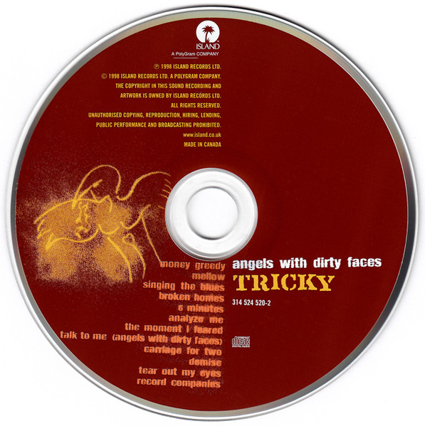 Tricky - Angels With Dirty Faces | Island Records (314-524 520-2) - 4 Tricky - Angels With Dirty Faces | Island Records (314-524 520-2) - 4