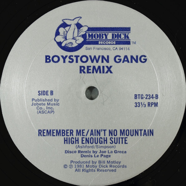 Boys Town Gang - Cruisin' The Streets (Remix) | Moby Dick Records (BTG-234) - 4 Boys Town Gang - Cruisin' The Streets (Remix) | Moby Dick Records (BTG-234) - 4