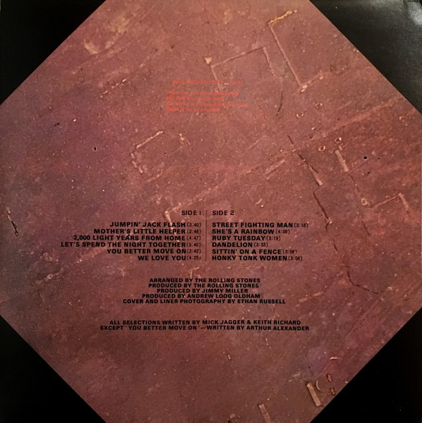 The Rolling Stones - Through The Past, Darkly (Big Hits Vol. 2) | London Records (LAX 1013) - 3