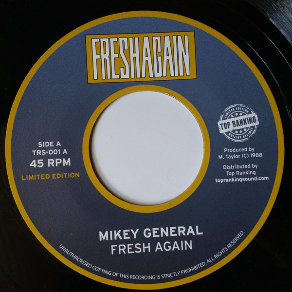 Mikey General - Fresh Again / I Said No | Fresh Again (TRS-001) - main