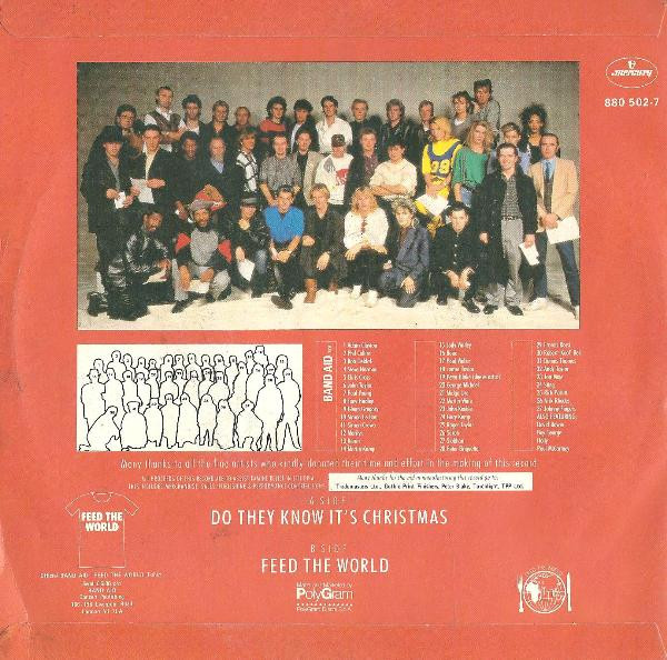Band Aid - Do They Know It's Christmas? | Mercury (880 502-7) - 2