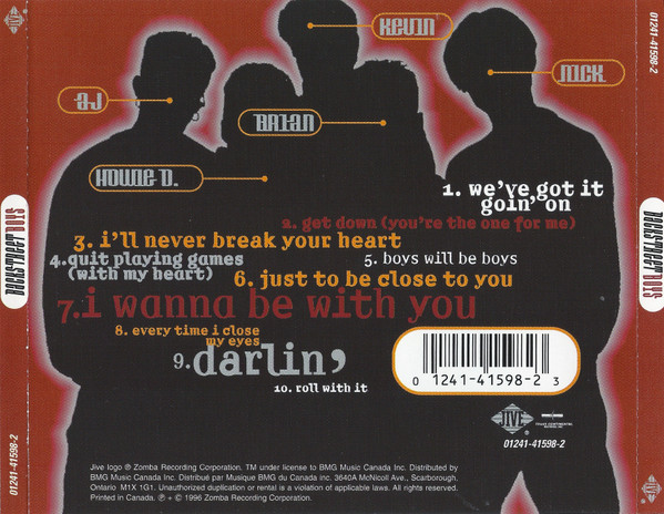 Backstreet Boys - Backstreet Boys | Jive (01241-41598-2) - 2 Backstreet Boys - Backstreet Boys | Jive (01241-41598-2) - 2