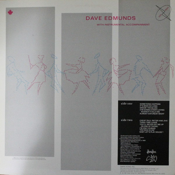 Dave Edmunds - Twangin... | Swan Song (XSS 16034) - 2