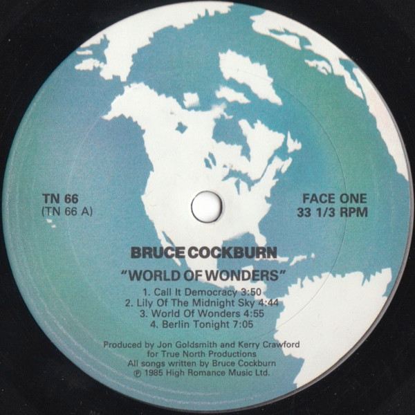 Bruce Cockburn - World Of Wonders | True North (TN 66) - 3 Bruce Cockburn - World Of Wonders | True North (TN 66) - 3