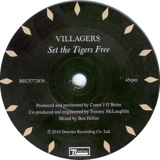 Villagers / Charlotte Gainsbourg - Set The Tigers Free / Memoir | Because Music (BEC5772836) - 4 Villagers / Charlotte Gainsbourg - Set The Tigers Free / Memoir | Because Music (BEC5772836) - 4