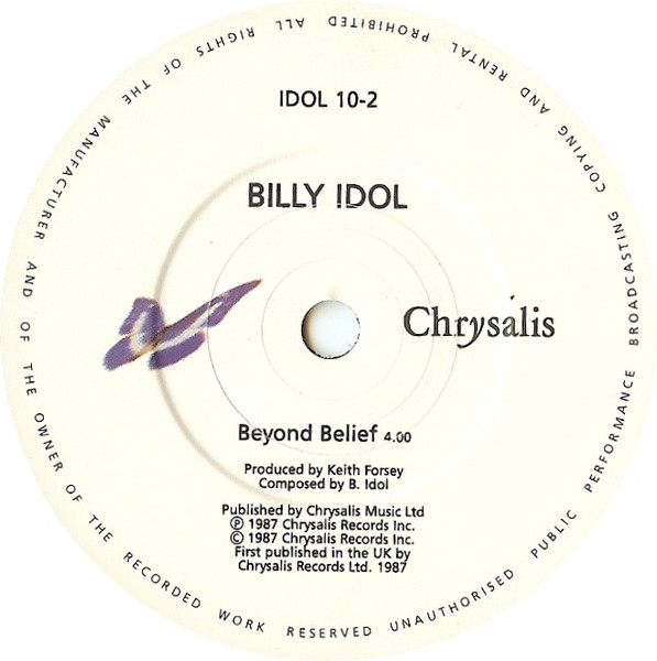 Billy Idol - Sweet Sixteen | Chrysalis (IDOL 10) - 4