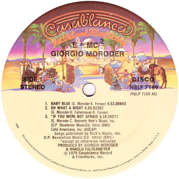 Giorgio Moroder - E=MC² | Casablanca (NBLP 7169)