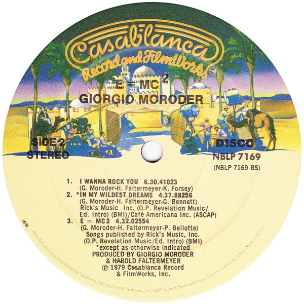 Giorgio Moroder - E=MC² | Casablanca (NBLP 7169) - 2 Giorgio Moroder - E=MC² | Casablanca (NBLP 7169) - 2