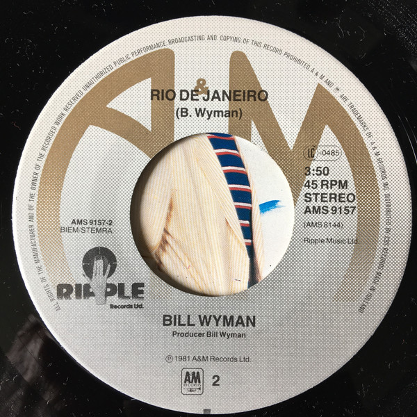 Bill Wyman - (Si Si) Je Suis Un Rock Star | A&M Records (AMS 9157) - 4