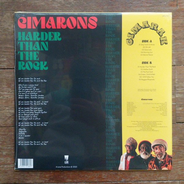The Cimarons - Harder Than The Rock | A-Lone Productions (ARKLP-025) - 2 The Cimarons - Harder Than The Rock | A-Lone Productions (ARKLP-025) - 2