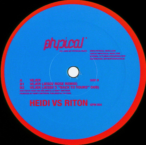 Heidi Vs Riton - Vejer E.P. | Get Physical Music (GPM 054)