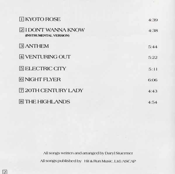 Daryl Stuermer - Steppin' Out | GRP (GRD-9573) - 4