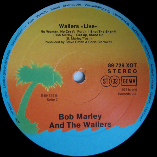 Bob Marley & The Wailers - Live! | Island Records (89 729 XOT) - 4 Bob Marley & The Wailers - Live! | Island Records (89 729 XOT) - 4
