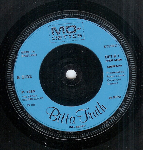 Mo-Dettes - Paint It Black | Deram (DET-R 1) - 4