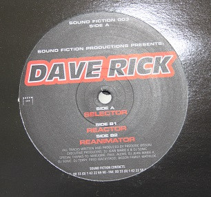 Dave Rick - Selector | Sound Fiction Productions (SF 003) - main