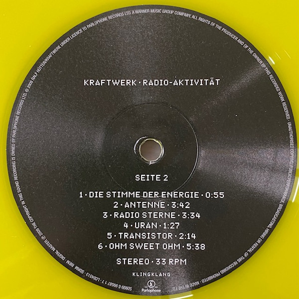 Kraftwerk - Radio-Aktivität | Kling Klang (50999 6 99587 1 7) - 3 Kraftwerk - Radio-Aktivität | Kling Klang (50999 6 99587 1 7) - 3