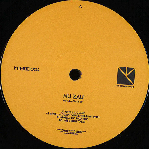 Nu Zau - Nina La Clape EP | More Than Music (MTMLTD004)